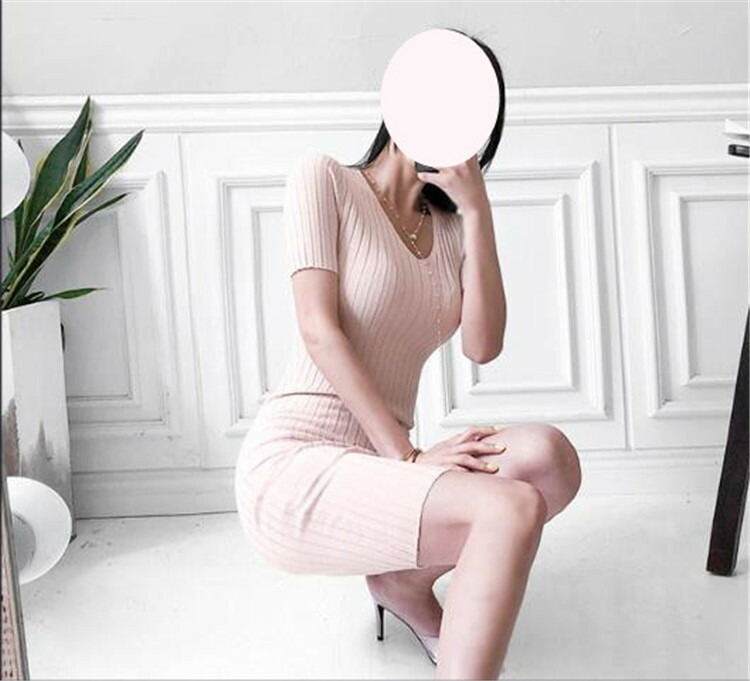 韓国奥ぶかいv平頚 セクシー ニット タイトスカート ワンピース T Doorswindowsstairs Co Uk