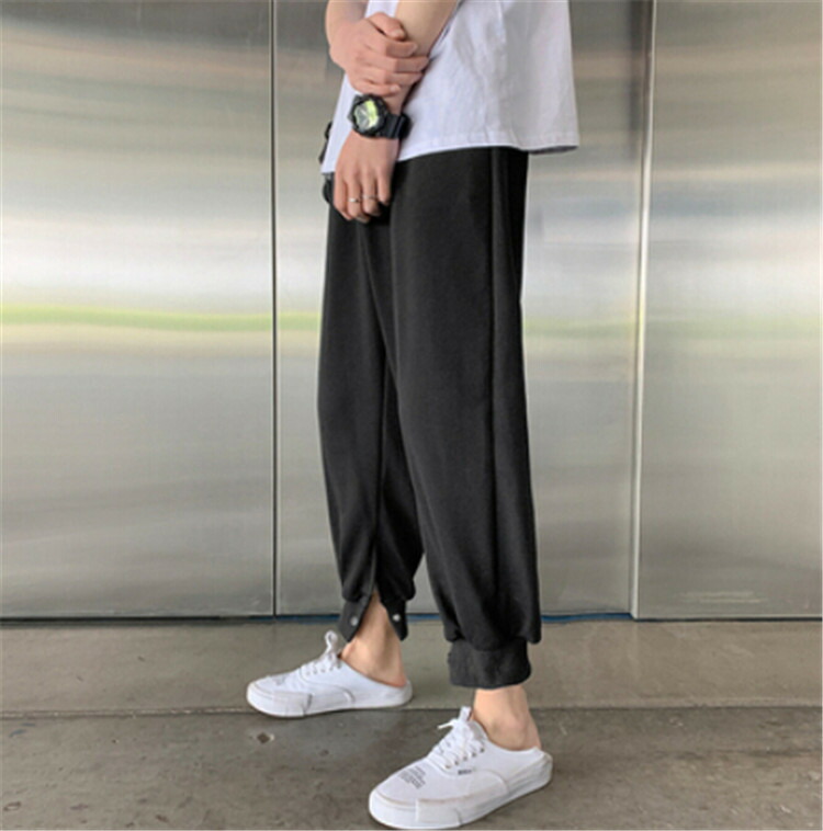 実用 メンズ オシャレ ボトムス ズボン ゆったり パンツ シンプル スポーツウェア スリット T Educaps Com Br