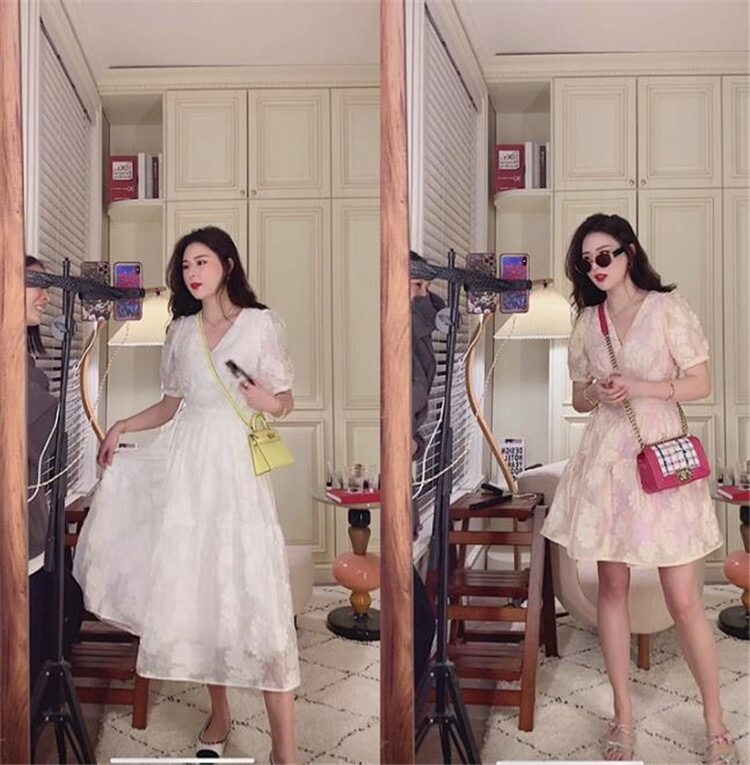 韓国ファッション ワンピース 可愛い系 ワンピース パフスリーブ T Educaps Com Br