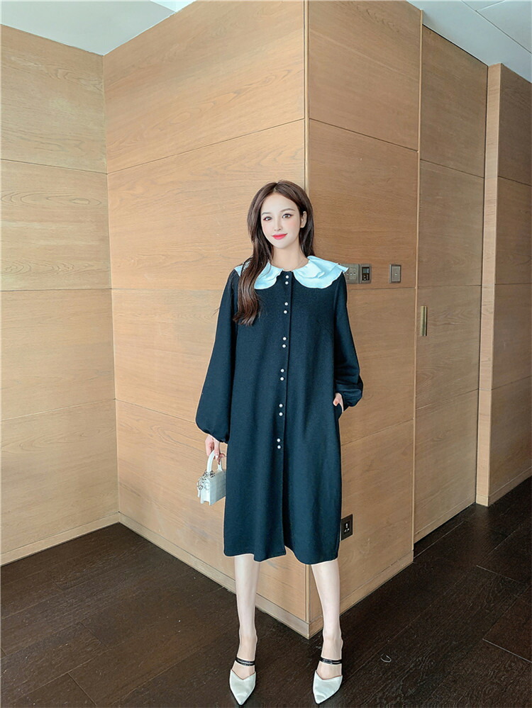 外国でブロガーのモードのキー 韓国ファッショントレンチオーバコート コート 提灯スリーブ T Foxunivers Com