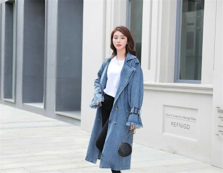 韓国流行り物 ギャザリング オシャレ トレンチコート デニム T Hotjobsafrica Org