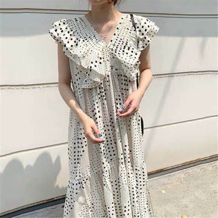 韓国ファッション ギャザリング身 フリル ワンピース 中 長セクション T Educaps Com Br