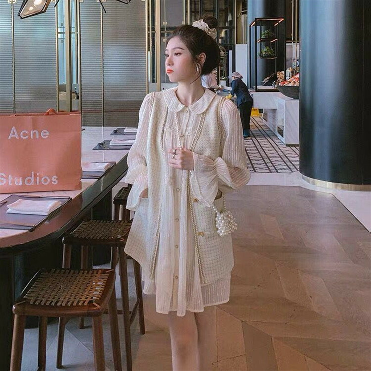 トレンドスタイル2点セット ワンピース 快適 Vネック ベスト トレンド T Educaps Com Br