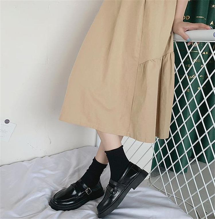 今年売れてます 韓国ファッション 革靴 ふかふかしたなめし すべすべ 英国 レトロ 学校風 T Nobhillmusic Com