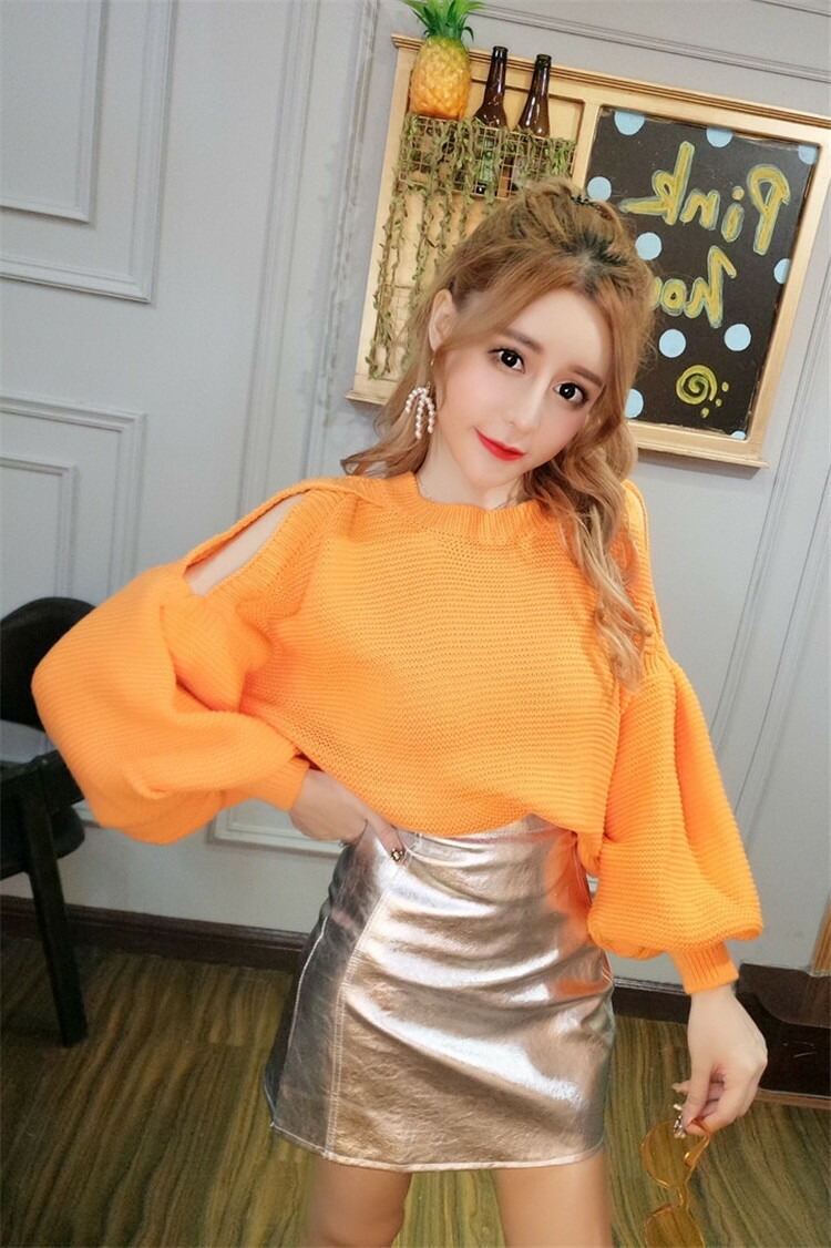 人目を引く美人 オフショルダー タイトスカート ハイウエスト 2点セット セクシー ニット T Educaps Com Br