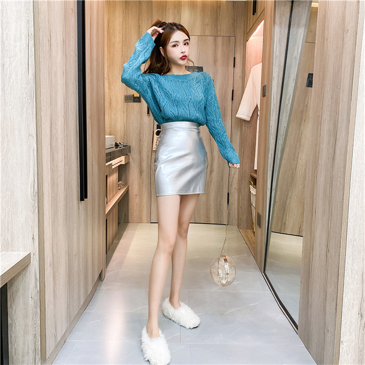 楽天市場 すっきり美人え 韓国ファッション セーター タイトスカート 2点セット ギャザリング レイジースタイル T グリンファクトリー