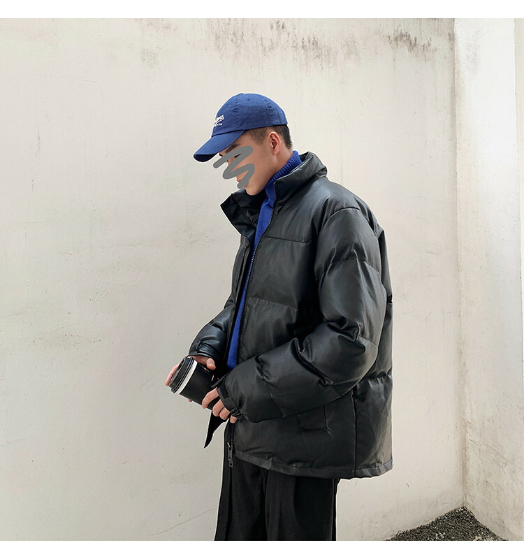 チャーミングなイケメン パッド入りジャケット メンズ コート ショート丈 レザー T Crunchusers Com