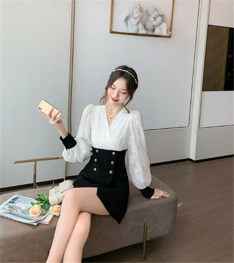 韓国フェイクツーピース 長袖 V頸 細い 人絹 ダブル山橘 T Hotjobsafrica Org