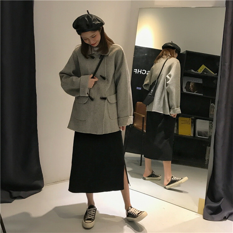 ウイークエンドに参着たい服 韓国ファッション ダッフルコート のそのそ 流行り 内側 お頭課 T Doorswindowsstairs Co Uk