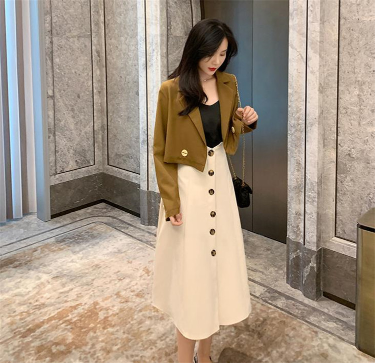 すっきりシャンえ 韓国流行り物 スーツ オーバーコート 漏電背丈 韓国ファッション レトロ トレンチコート T Hotjobsafrica Org