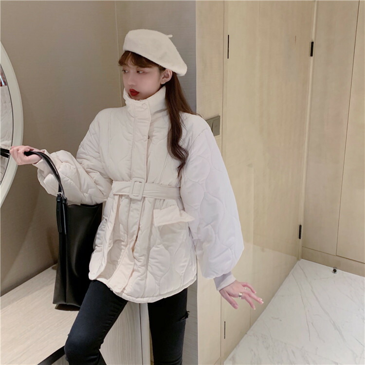 人目を引く美人スタンドカラー 単体ボタン腰を括る パン服 コート厚手 おしゃれシンプル T Educaps Com Br