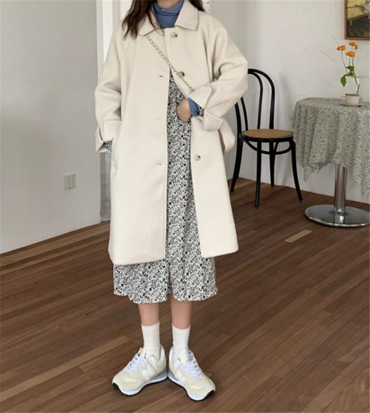 飄々としたコート可愛い系暖かい学院風ファッション チェスターコート T Marcsdesign Com
