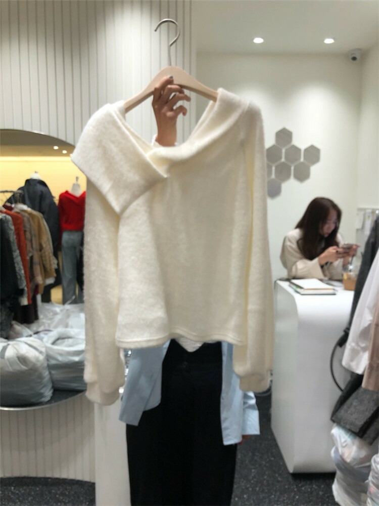 韓国ファッション ファッション 暖かい 長袖 モヘア トップス 可愛い系 シンプル T Sobolewscy Pl 韓国ファッション ファッション 暖かい 長袖 モヘア トップス 可愛い系 シンプル T Sobolewscy Pl