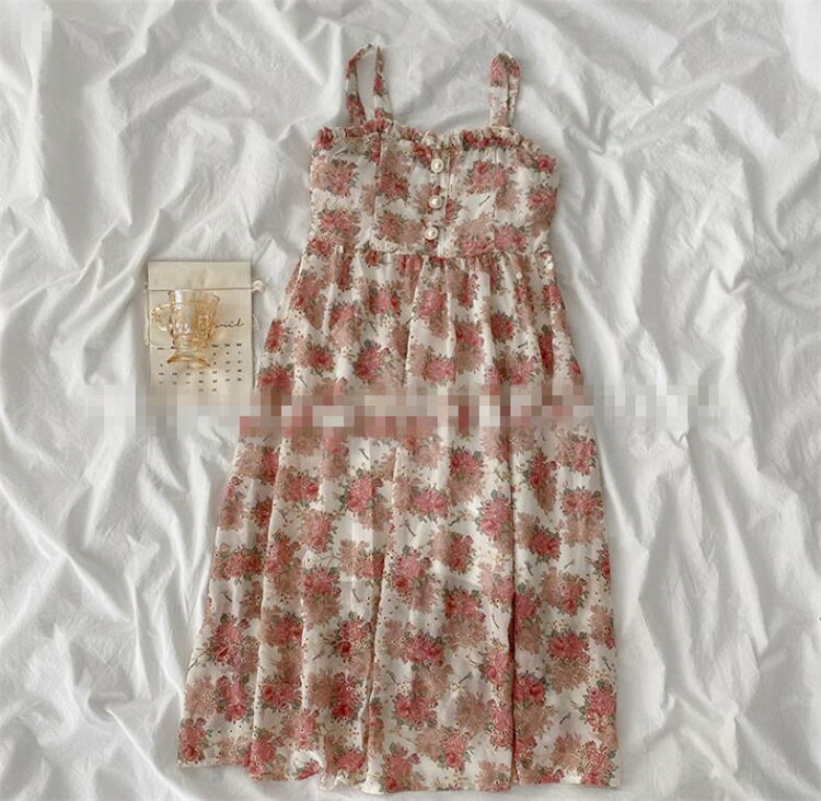 韓国ファッション コレクション 体型カバー効果ありフローラル ワンピース袖なし T Butlerchimneys Com