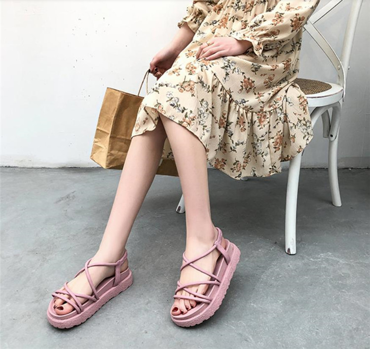 きちんと感がありしなやかな 香ばしい形姿 心安い 厚底 サンダル ビーチ 平坦 T Hotjobsafrica Org