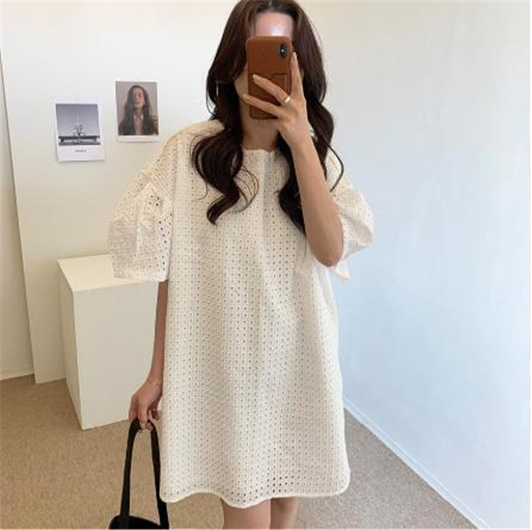 ワンピース カジュアル ショート丈 シンプル 若見せ 韓国語版 T Giosenglish Com