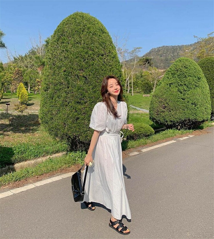 女子力アップ間違いなし 韓国ファッション ロングスカート スリム 長袖 韓国 可愛い系 バンディング T Butlerchimneys Com