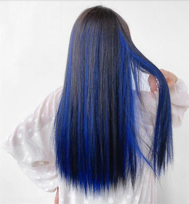 ウィッグ グラデーション ストレートヘア ハイカラー ウィッグ ロングヘア ヘアエクステンション T Educaps Com Br