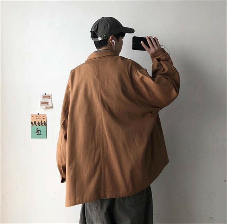 香港スタイル カジュアル コート ボーイフレンド トップス コート ジャケット ファッションブランド T Marcsdesign Com