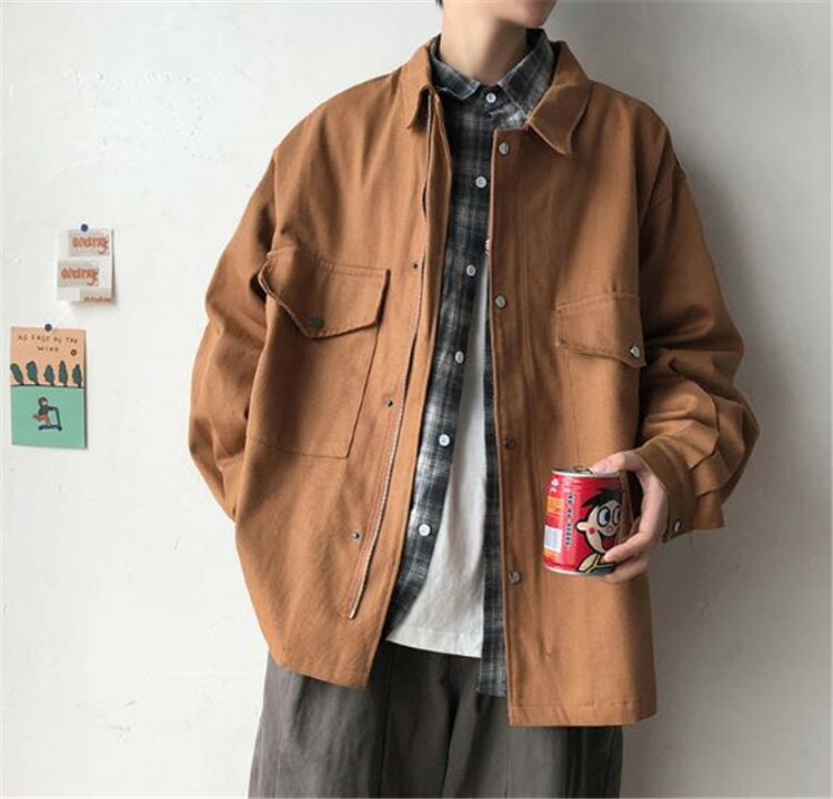 香港スタイル カジュアル コート ボーイフレンド トップス コート ジャケット ファッションブランド T Marcsdesign Com