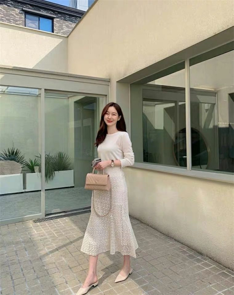 心地よい 韓国流行り物 透け心地 フィッシュテールスカート タイトスカート スカート T Foxunivers Com