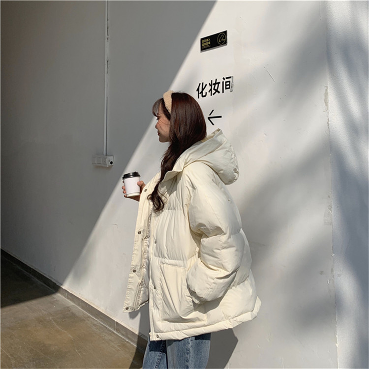 オフィスカジュアル韓国フード付き 綿 ゆったり 厚い パンの服 スリム 可愛い系 おしゃれ 快適 T Marcsdesign Com