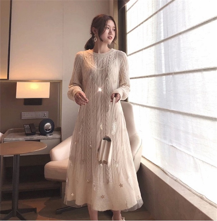 オフィスカジュアル ワンピース ニットレトロ 2点セット可愛い系 おしゃれスリムエレガントおしゃれ 快適 T Giosenglish Com