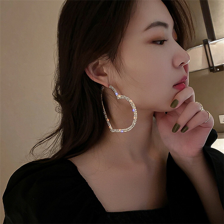 ラブ イヤリング オシャレ ギャザリング ハイレベル察知 エレガンス T Doorswindowsstairs Co Uk