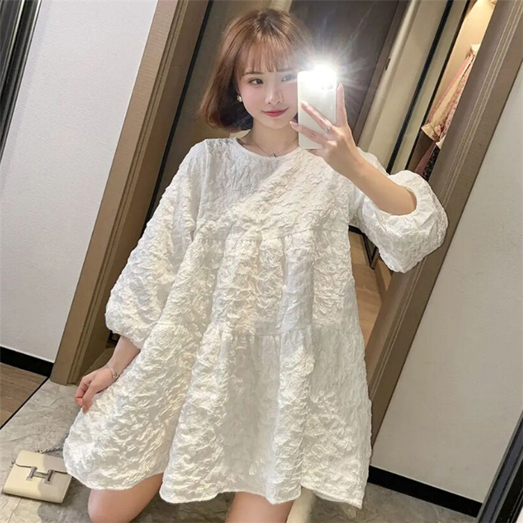 マタニティウェア 韓国ファッション ファッション 長袖 ゆったり ワンピース T septicin Com