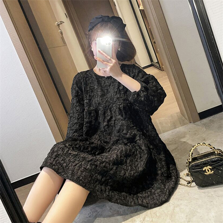 マタニティウェア 韓国ファッション ファッション 長袖 ゆったり ワンピース T septicin Com