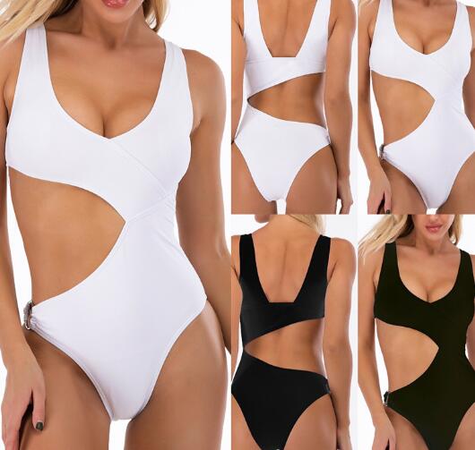 ワンピース 水着 レディース モノキニ 白 黒 無地 シンプル ゴージャス S M L 小さいサイズ 大きいサイズ 7号 9号 11号 小胸 体型カバー セクシー 可愛い かわいい おしゃれ 女性用水着 レディース水着 胸を盛れる 可愛い水着 かわいい水着 T Marcsdesign Com