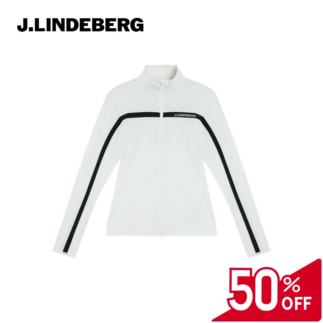 【50％OFFセール】J.LINDEBERG ミッドレイヤー 長袖 ジャージ ナイロンジャケット アウター バックブリッジ ジェイリンドバーグ レディース レディースウェア ゴルフ ゴルフウェア スポーツウェア アウトドア 秋冬 吸水速乾 防寒 36 38 40｜GRIP ONLINE STORE 店