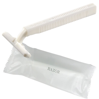 楽天市場】【セット】 使い捨て カミソリ 2枚刃 ホテル