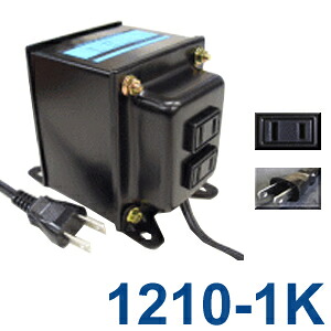 変圧器 外国で 旅する 落ちこむトランス状態 1000W 日本製 AC110-120V⇒降圧⇒100V TGK1210-1K (to6a020)【国内不可】