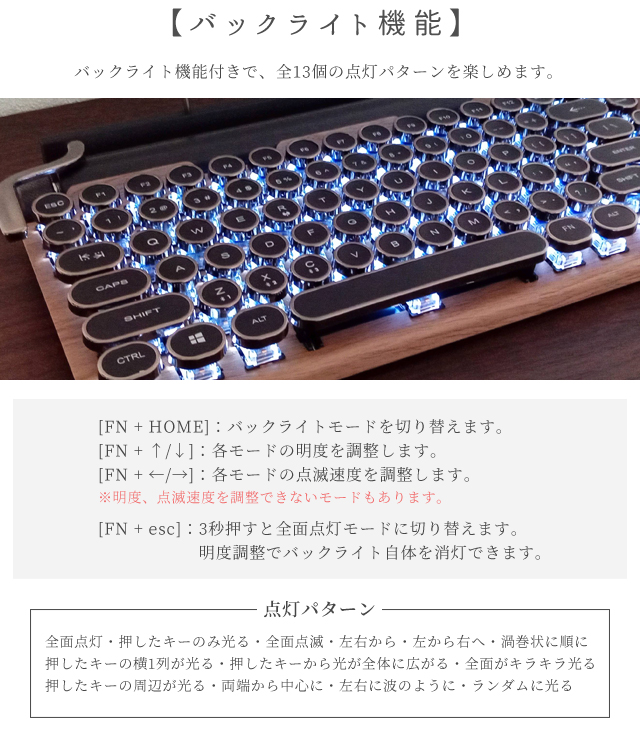 大注目 Qwerkywriter レトロタイプライター Bluetoothキーボード US