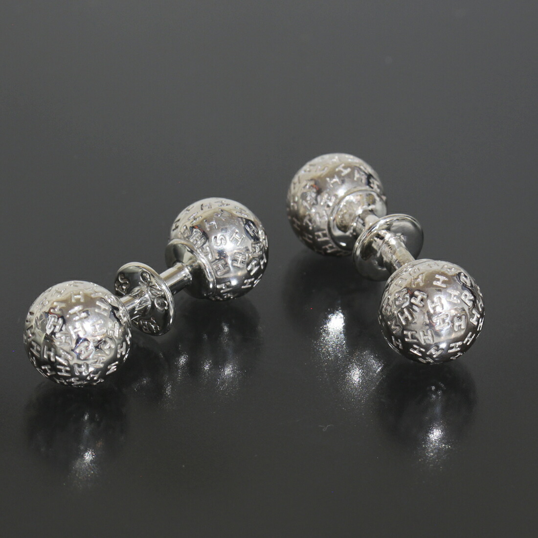 楽天市場】【ジュエリー】HERMES エルメス カフス テニスボール