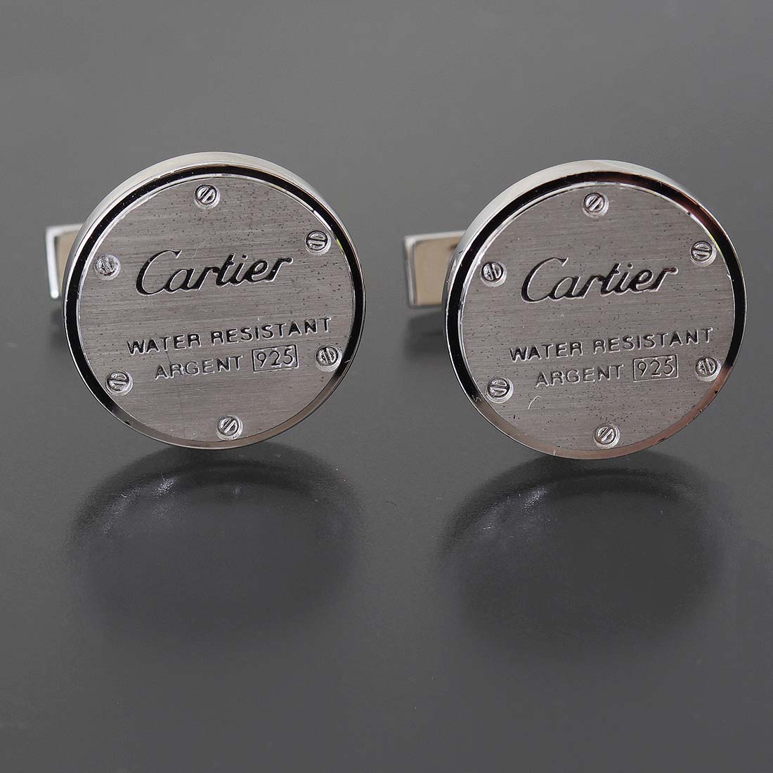【楽天市場】カルティエ ウォーター レジスタント デコール カフス SV925 新品仕上済 カフリンクス 20.4g メンズ Cartier