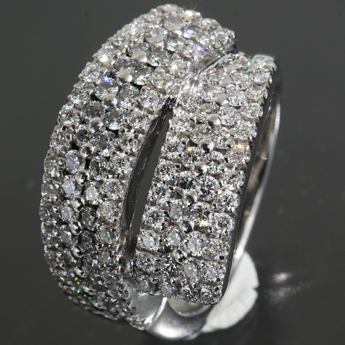 DAMIANI リング　約10号？ Pink gold and diamond wedding band, 3,30 mm. | DAMIANI