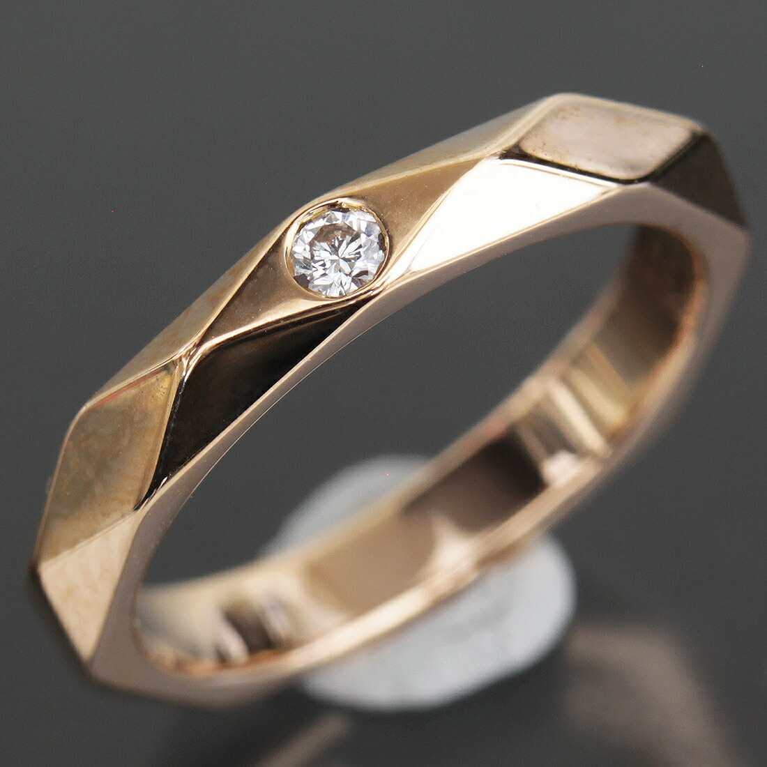 楽天市場】ブシュロン BOUCHERON リング ファセット バンド K18YG 11号