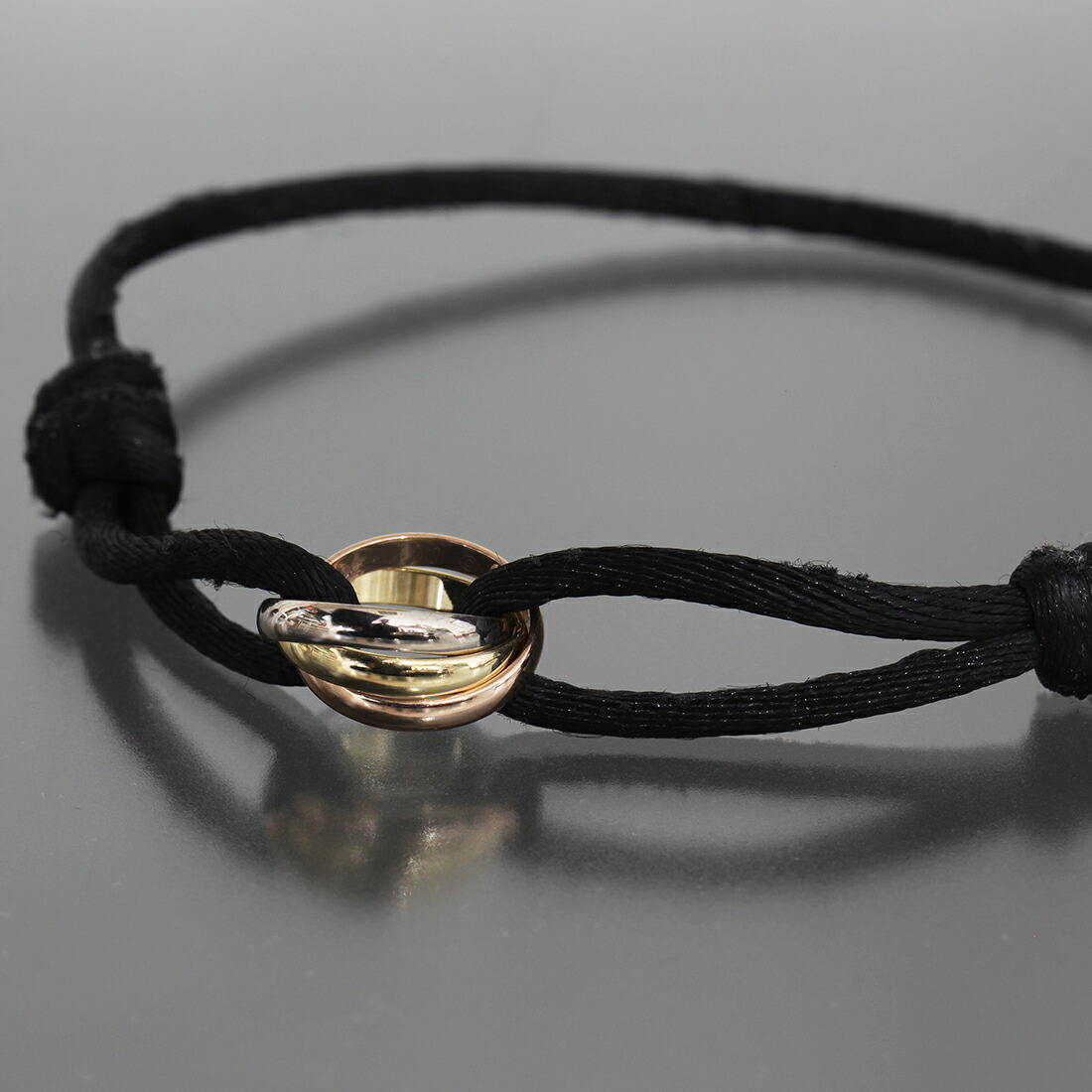 楽天市場】カルティエ Cartier トリニティブレスレット K18 箱保 替え