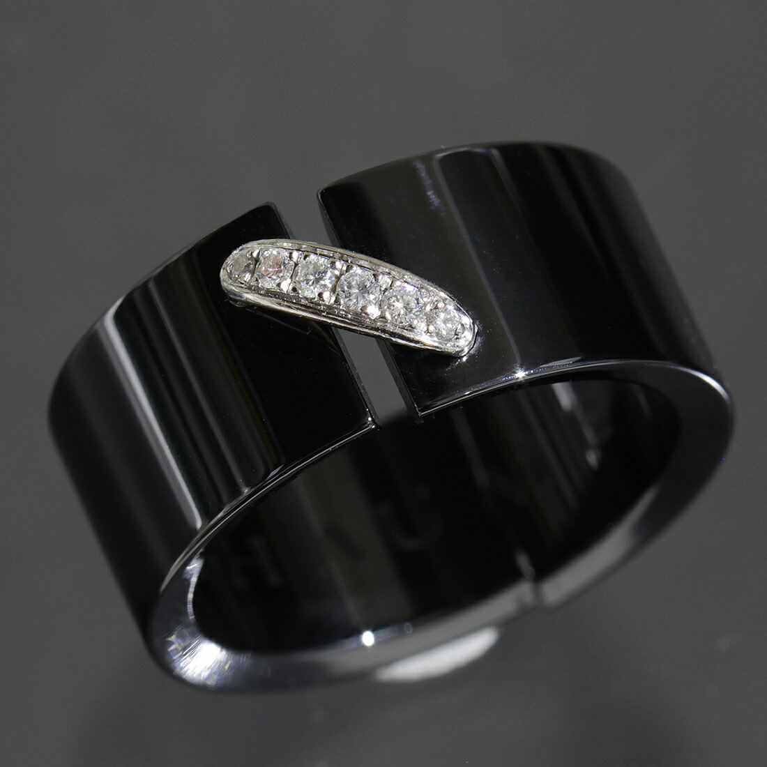 楽天市場】ショーメ Chaumet リング リアン K18WG ブラックセラミック
