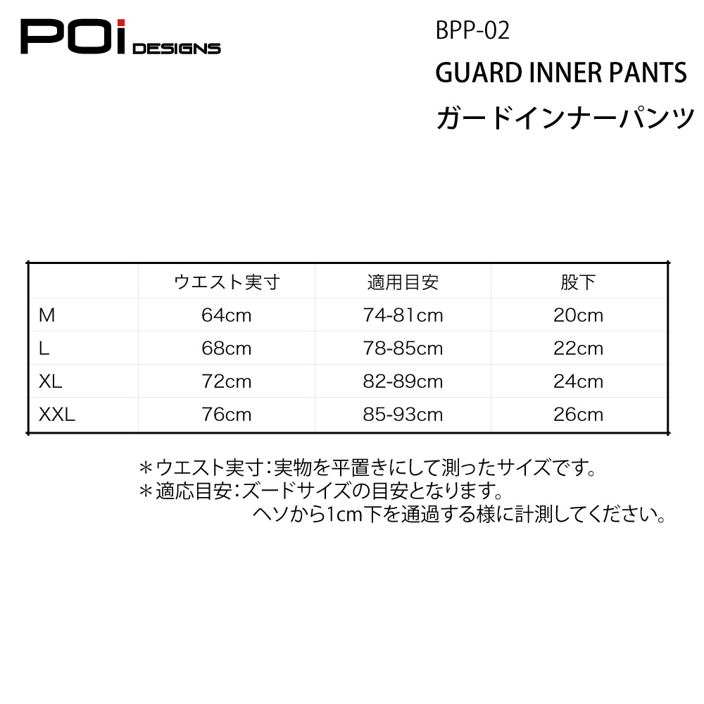 11周年記念イベントが ブラック Poi L PANTS インナーパンツ 自転車 GUARD INNER サイクルウェア、