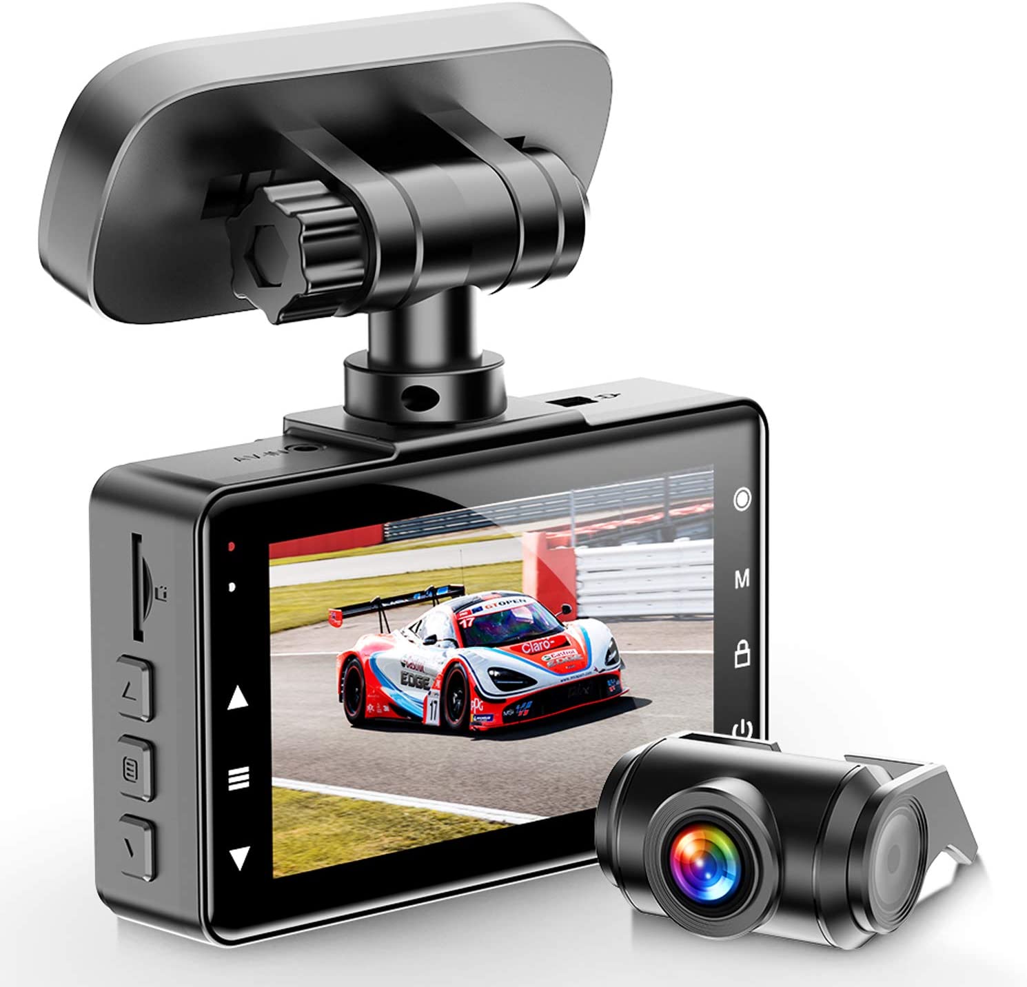 最新進化型・1440P 高画質 スーパーキャパシタ搭載 ドライブレコーダー 前後カメラ 高画質 180度上下反転 耐久性 150度超広角 ACR-171