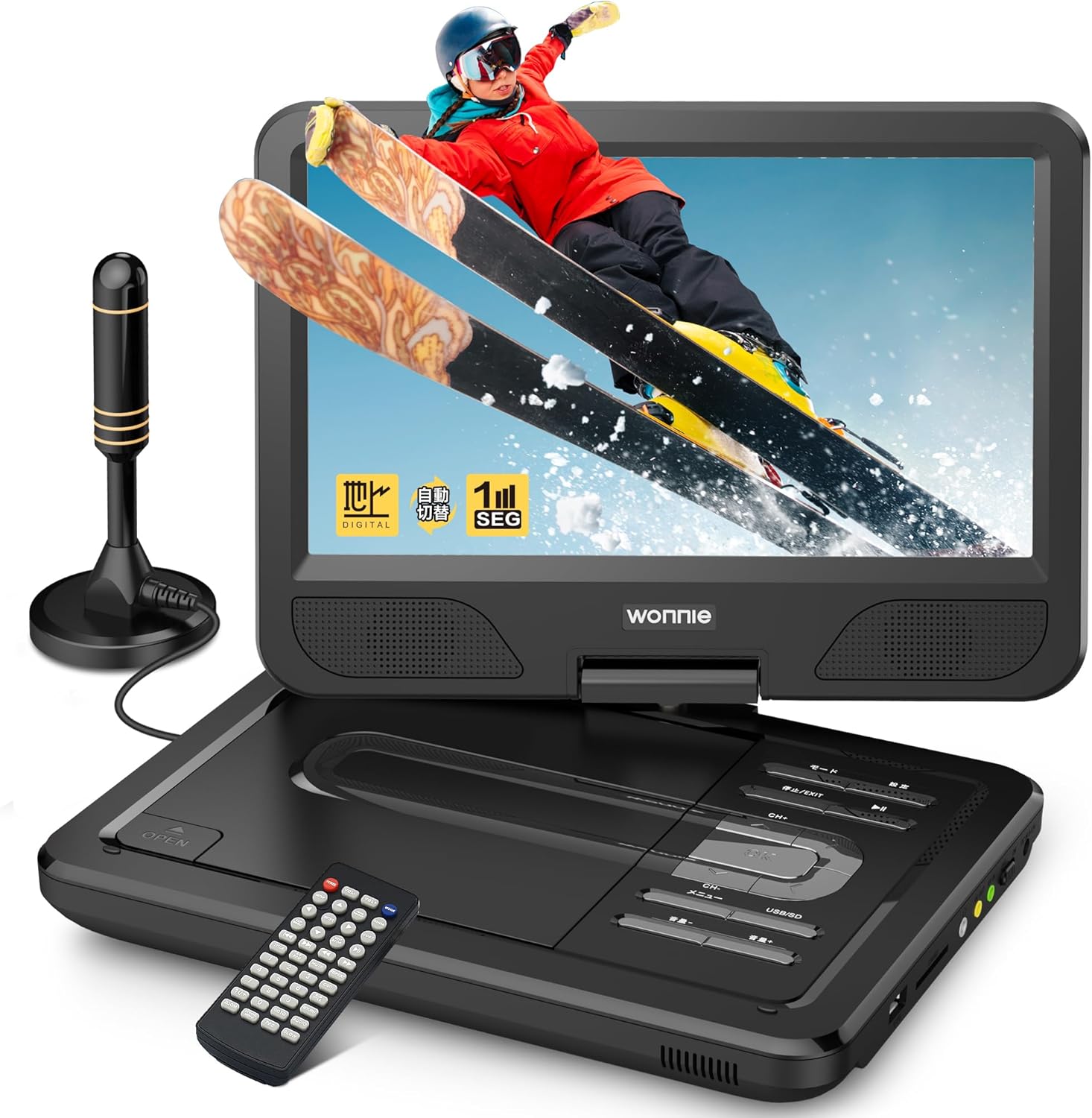 楽天市場】レボリューション 12インチ フルセグWチューナー搭載 防水