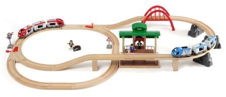 【楽天市場】BRIO ブリオ 木製レール トラベルレールセット 電動列車 2階建て駅 木のおもちゃ：木のおもちゃと雑貨 Sora