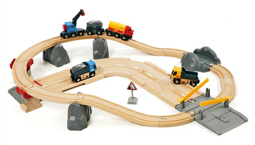 BRIO ブリオ 木製軌跡＆読み込む切り出す仕掛ける 貨物自動車など 木の手あそび