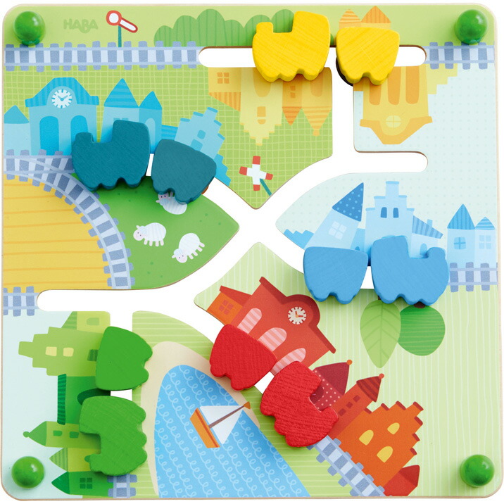 ハバ　HABA 木のおもちゃ　ジャンボペグ立て 楽天市場】HABA(ハバ) 木のおもちゃ ジャンボなペグ立て・かたち