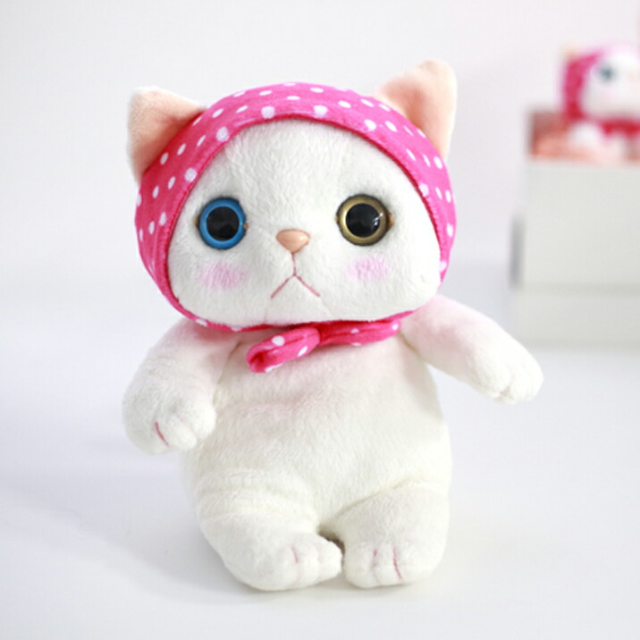 ピンクの猫出品 マザーガーデン さわってねこちゃん＆バスケット / Mother