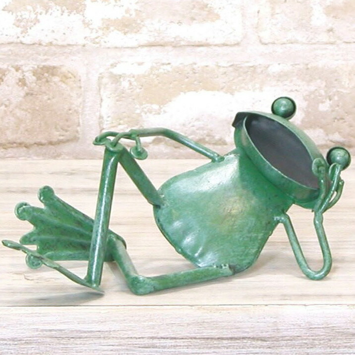 楽天市場】ブリキ ロボット 植木鉢 オブジェ ポット オーナメント S L