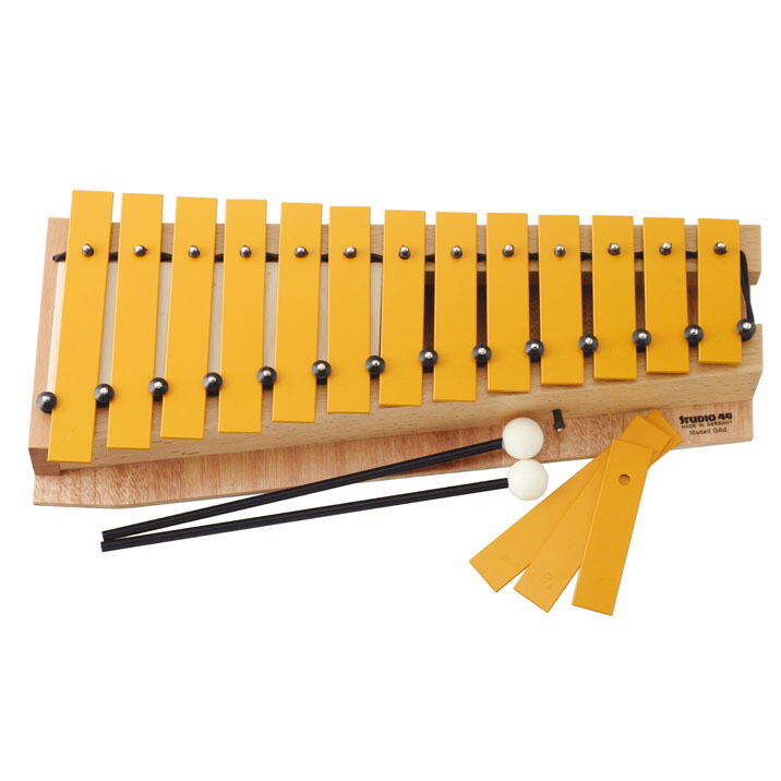送料無料 鉄琴 スタジオ49 モデルグロッケン ドイツ製おもちゃ アルト D 木琴 鉄琴 ガイドブック付き モデルグロッケン 楽器玩具 木のおもちゃ はじめての鉄琴 Studio49 ドイツ製 グルーヴプラン店